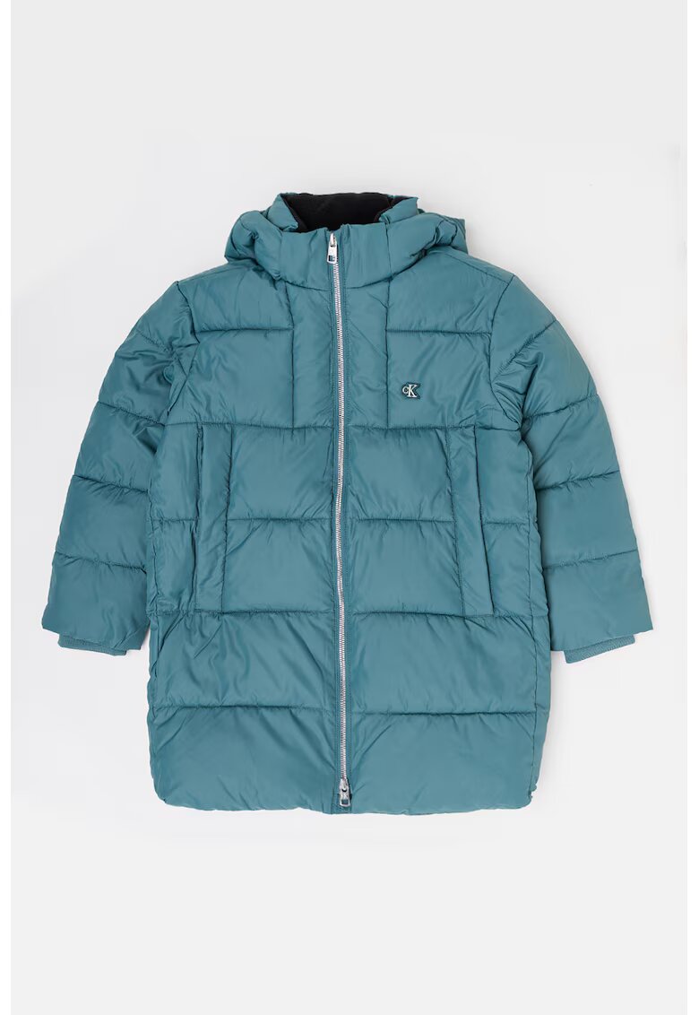 Calvin Klein Geaca cu aspect matlasat - Verde aquamarin