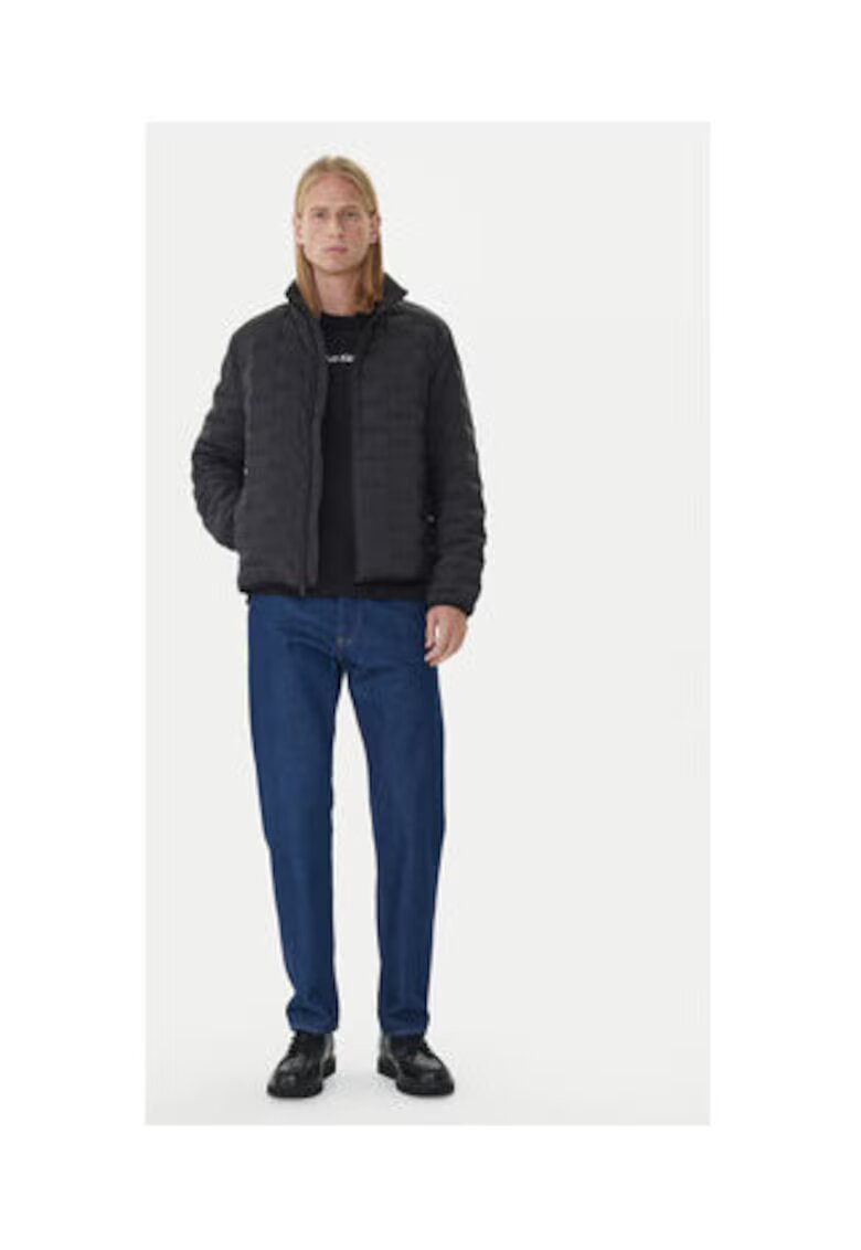 Calvin Klein Geaca de puf barbati - neagra - 100% poliester -