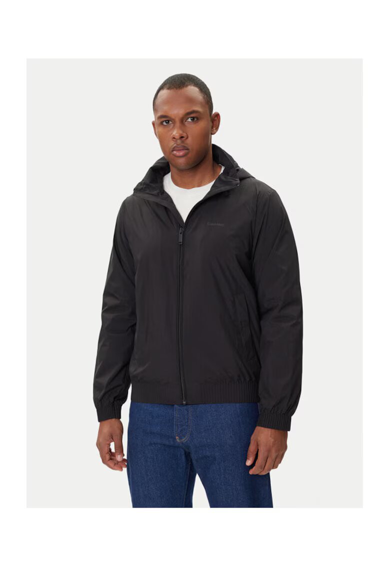 Calvin Klein Geaca de tranzitie - neagra - 100% poliester