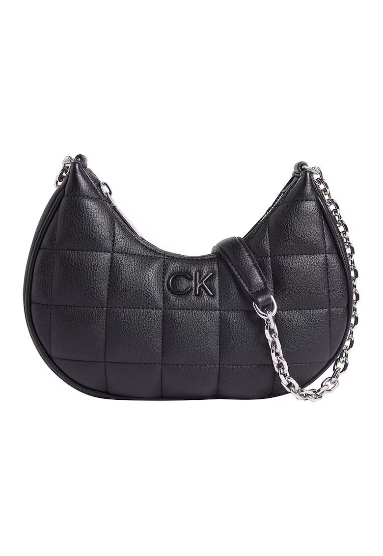 Calvin Klein Geanta de piele ecologica cu aspect matlasat - Negru