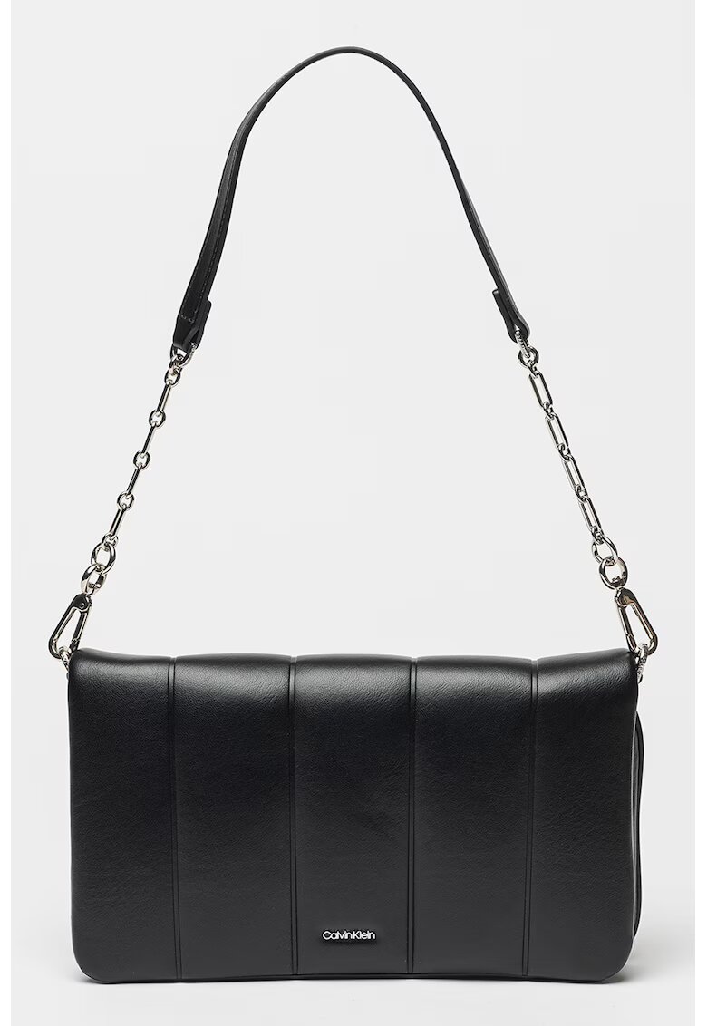 Calvin Klein Geanta de umar cu aspect matlasat - Negru