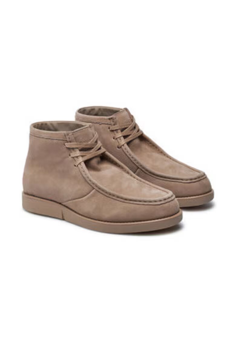 Calvin Klein Ghete barbatesti piele naturala - bej