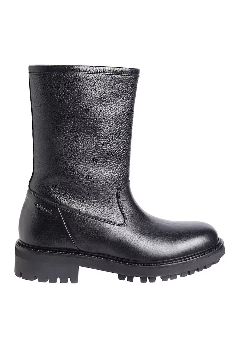 Calvin Klein Ghete de piele - Negru