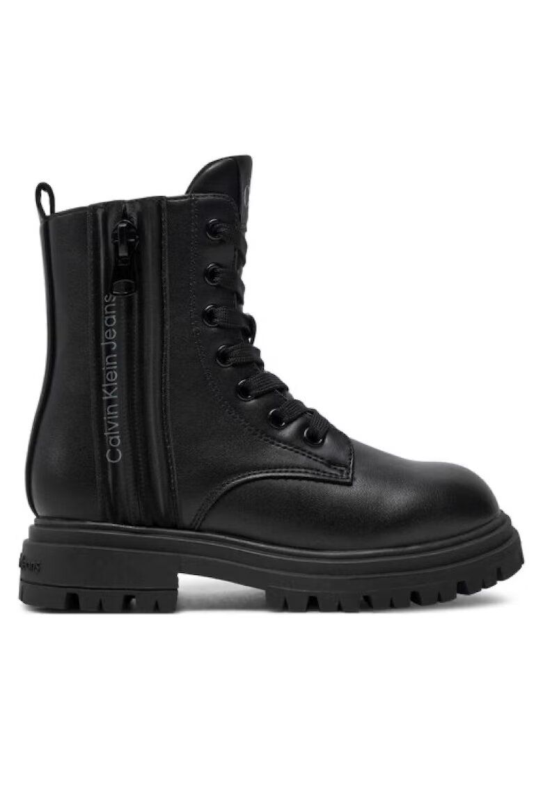 Calvin Klein Ghete pentru Baieti - lace-up bootie - V3A5-81018-1355999 - Negru - Negru