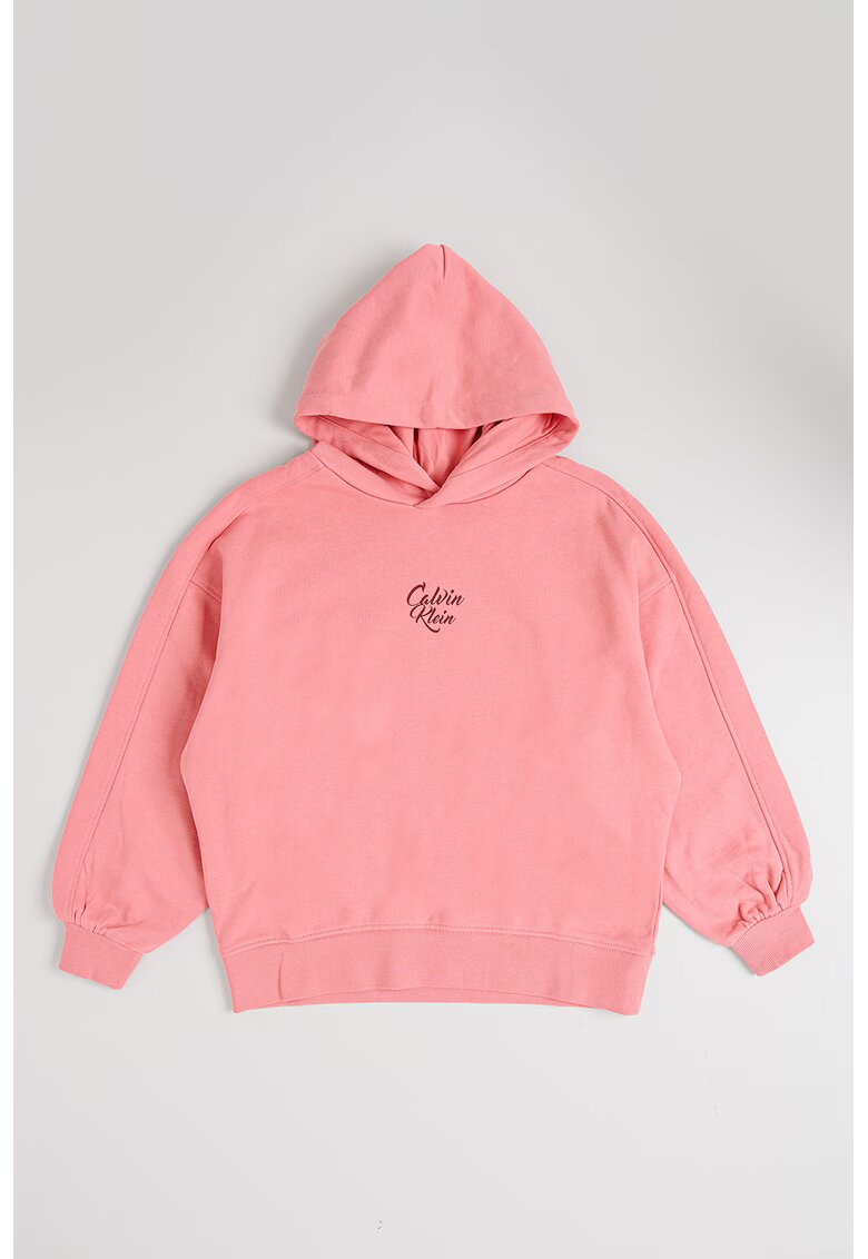 Calvin Klein Hanorac cu imprimeu logo discret pe piept - Roz