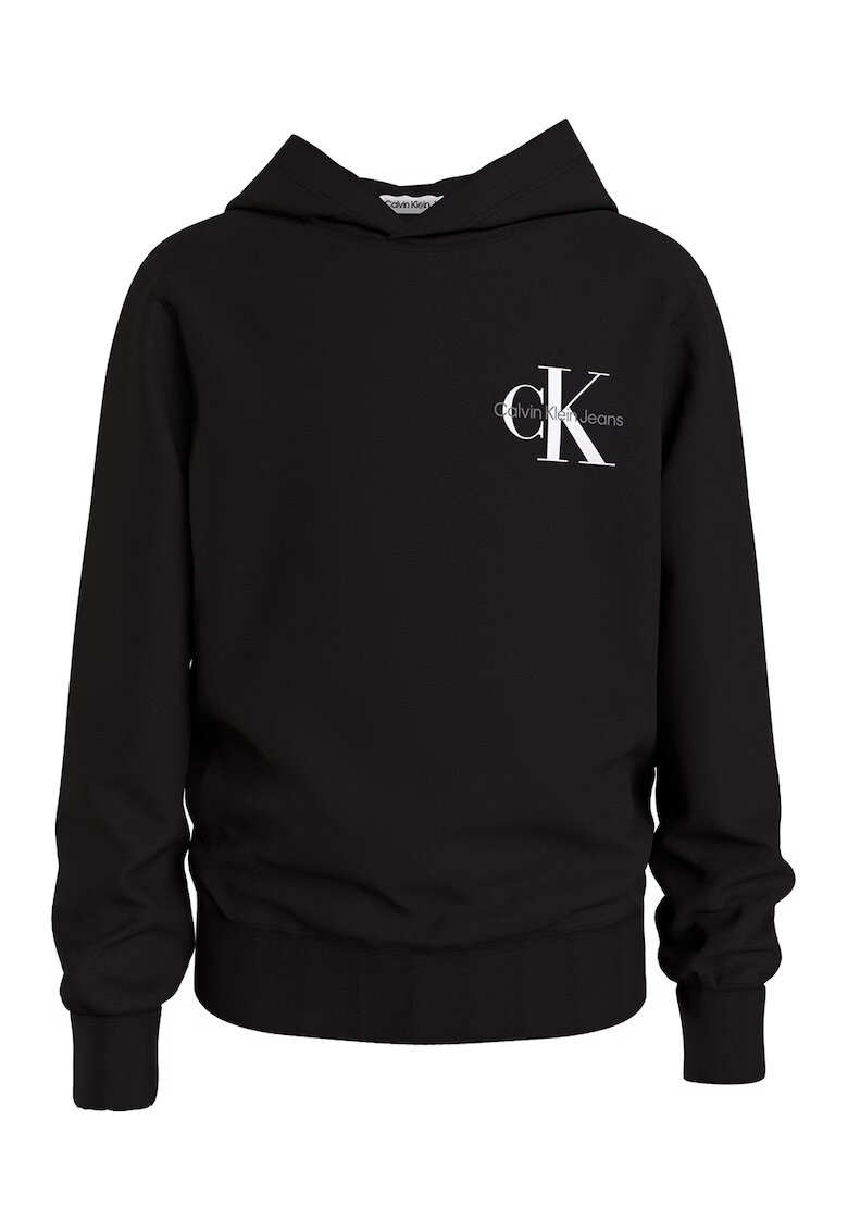 Calvin Klein Hanorac regular fit cu logo - Negru stins