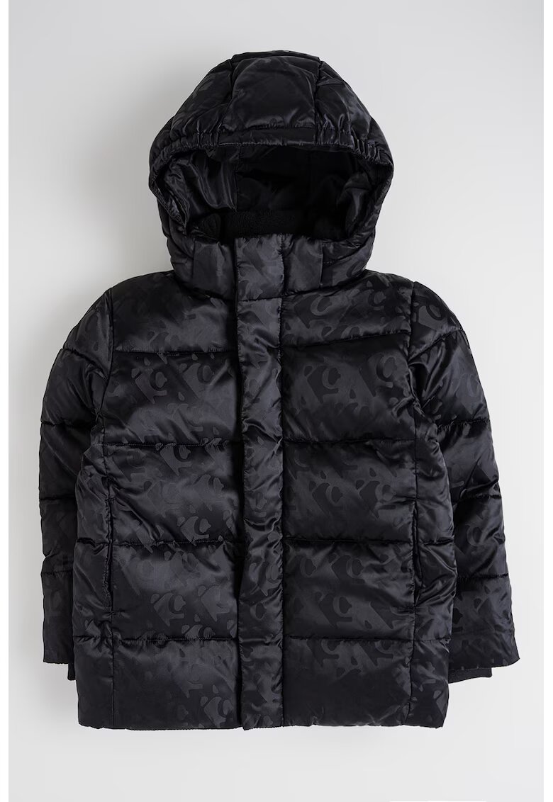 Calvin Klein Jacheta cu gluga si buzunare laterale - Negru