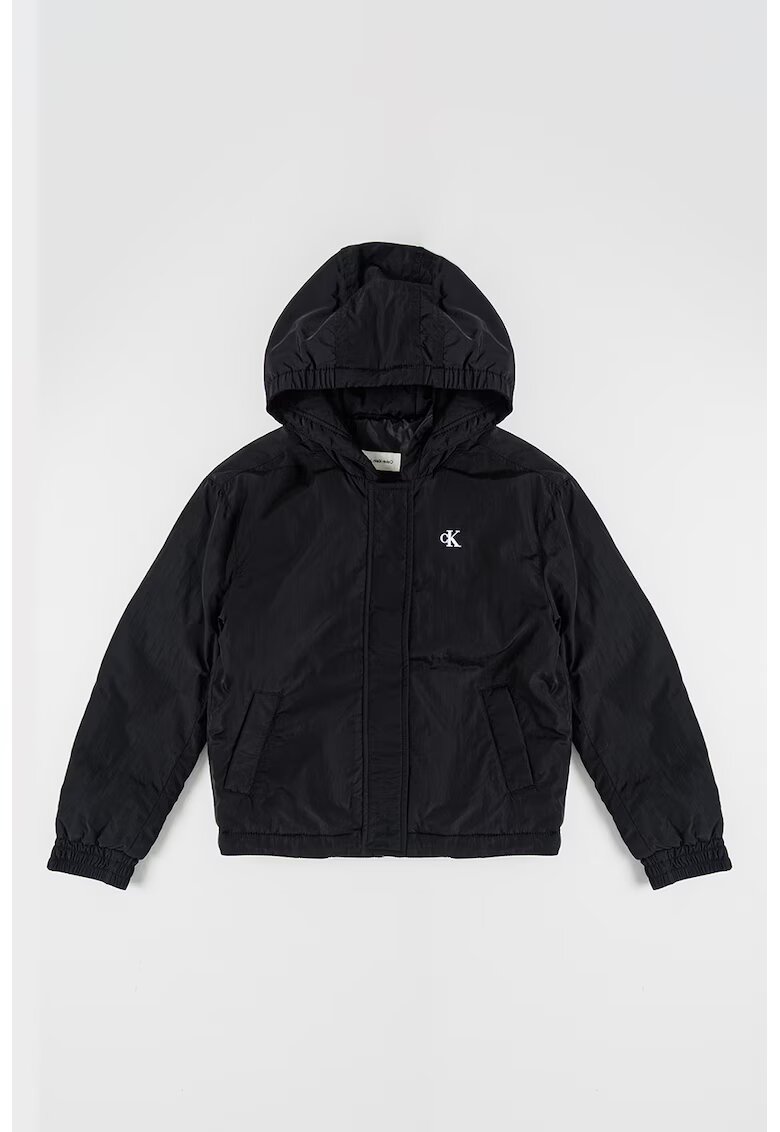 Calvin Klein Jacheta uni cu gluga - Negru