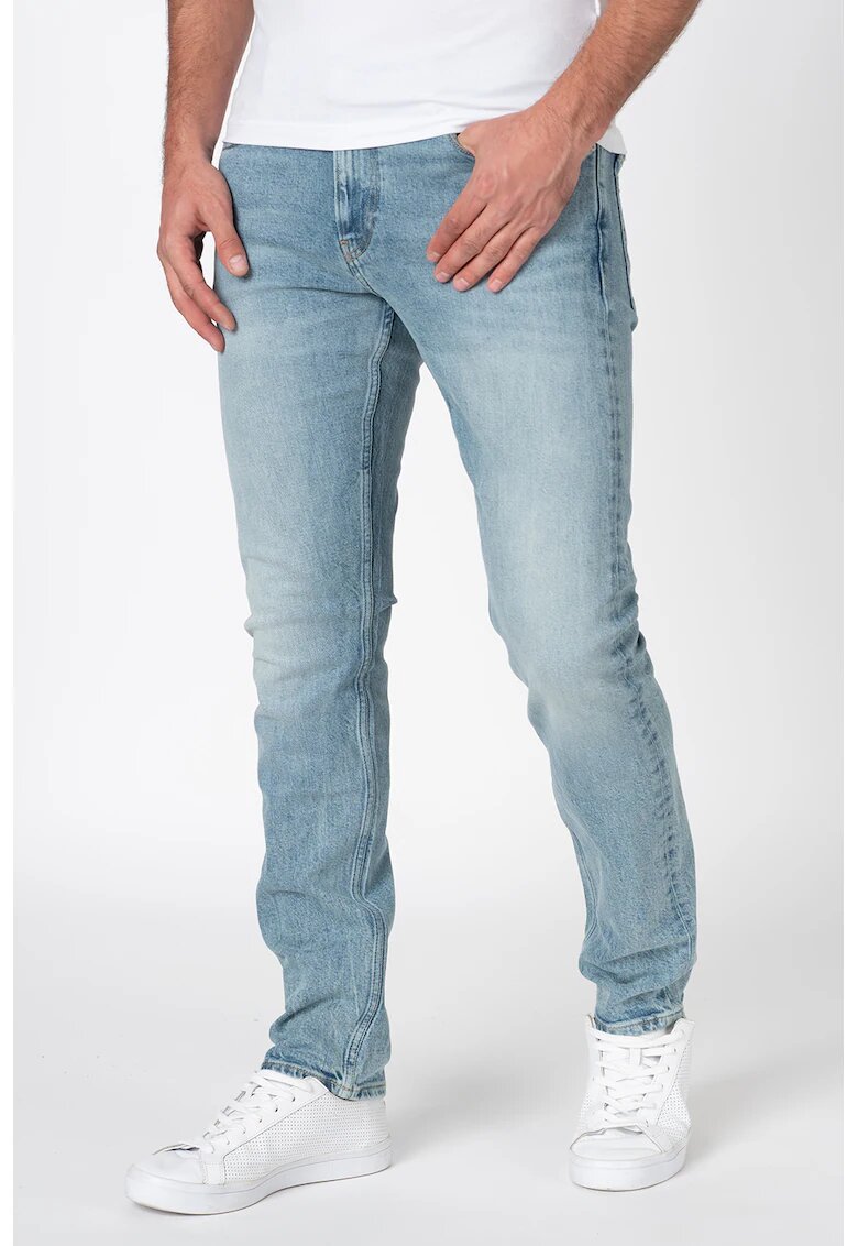 Calvin Klein Jeans Blugi conici - Albastru deschis