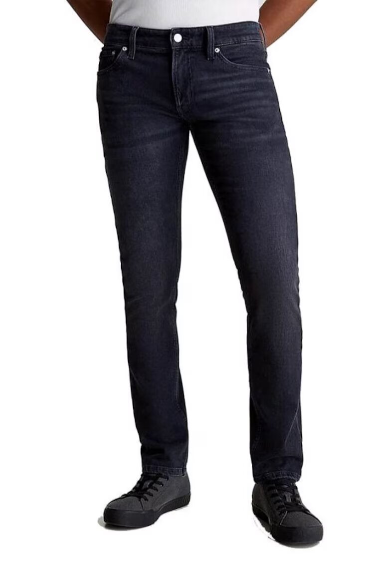 Calvin Klein Jeans Blugi cu talie medie slim fit