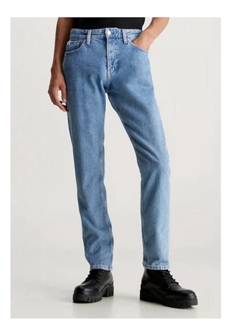Calvin Klein Jeans Blugi regular cu aspect prespalat