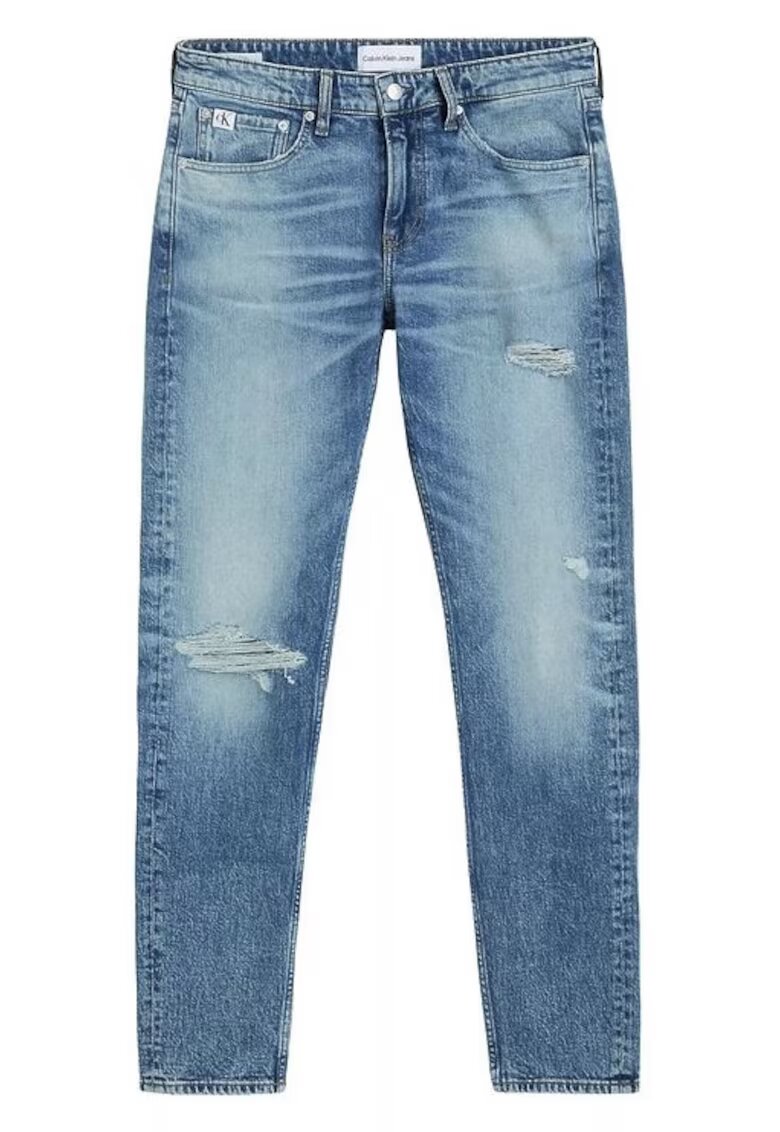 Calvin Klein Jeans Blugi regular cu detalii cu aspect deteriorat