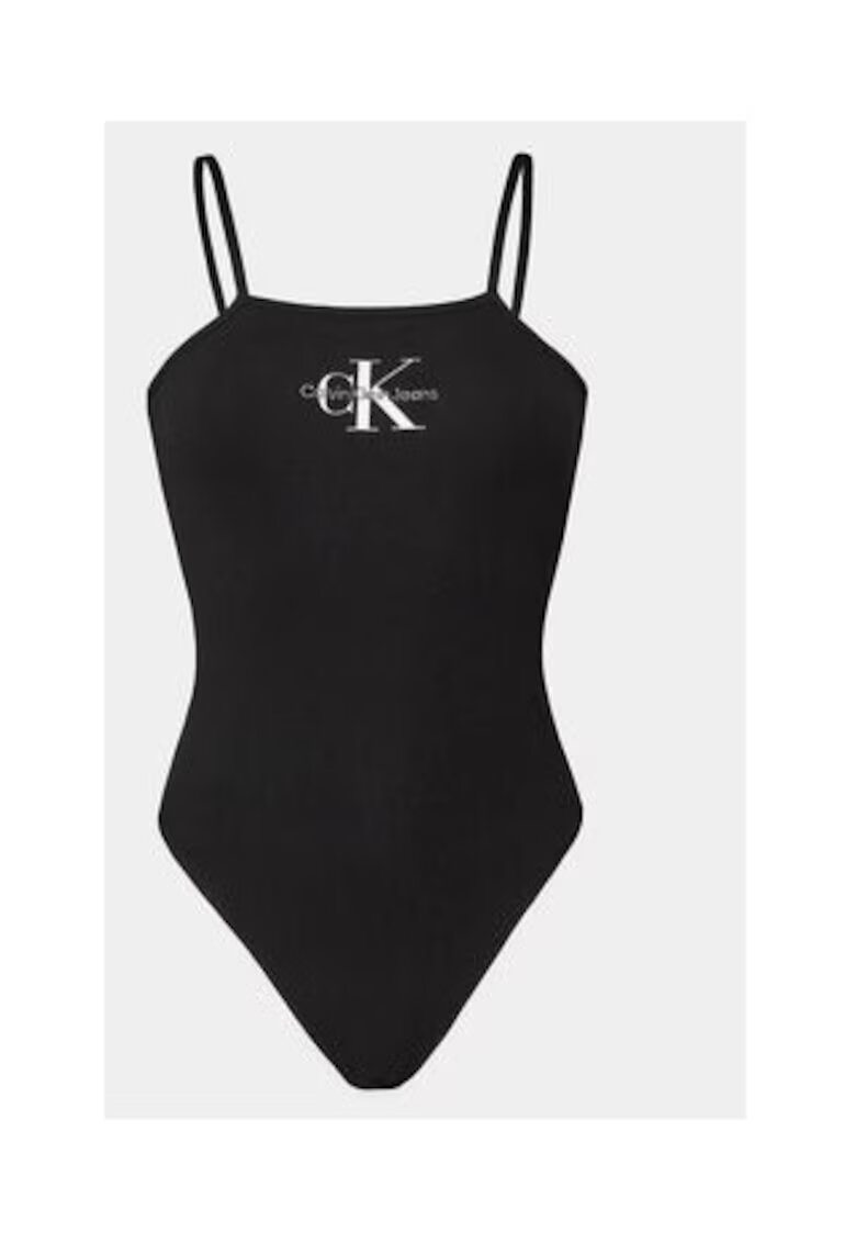 Calvin Klein Jeans Body Dama - negru - bumbac - elastan -