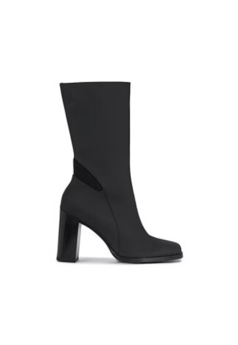 Calvin Klein Jeans Botine dama din piele naturala - Negru