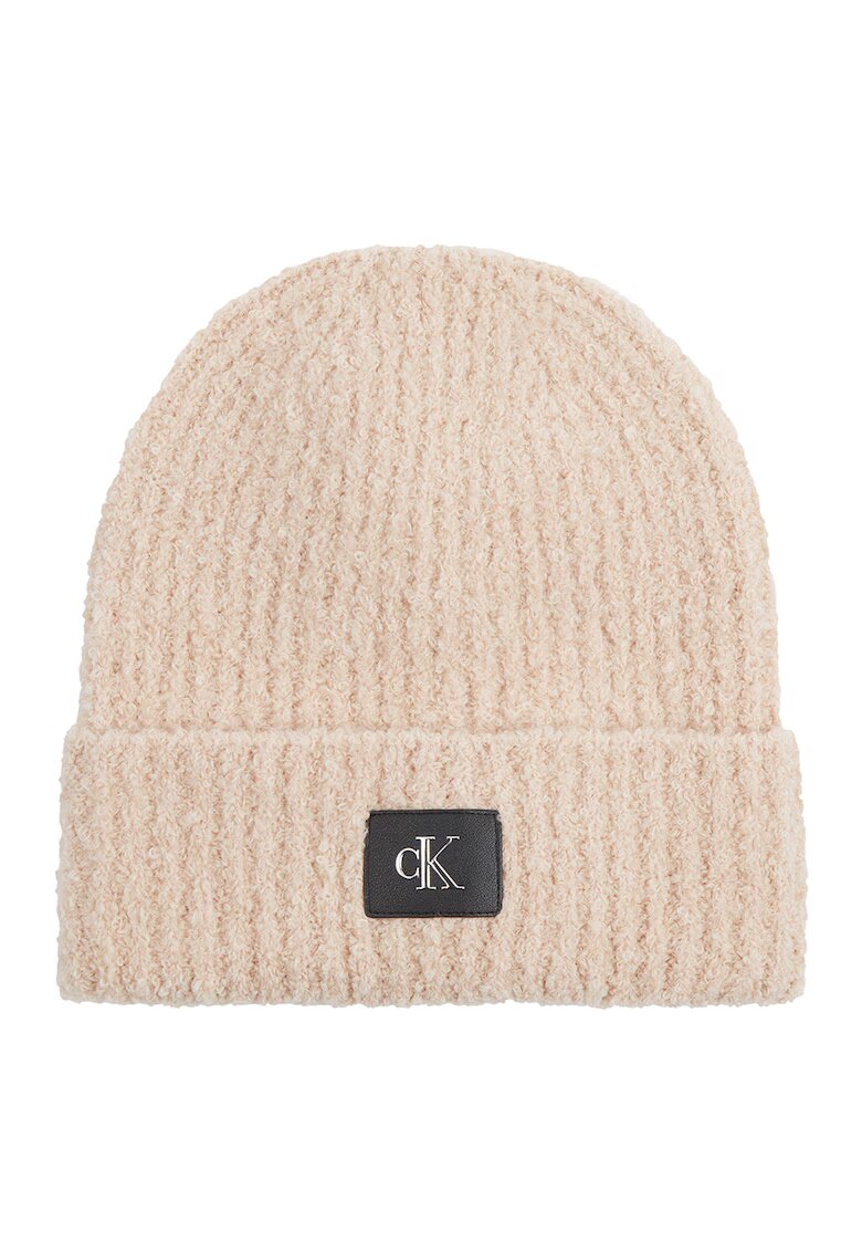 Calvin Klein Jeans Caciula pufoasa cu detaliu logo - Piersica