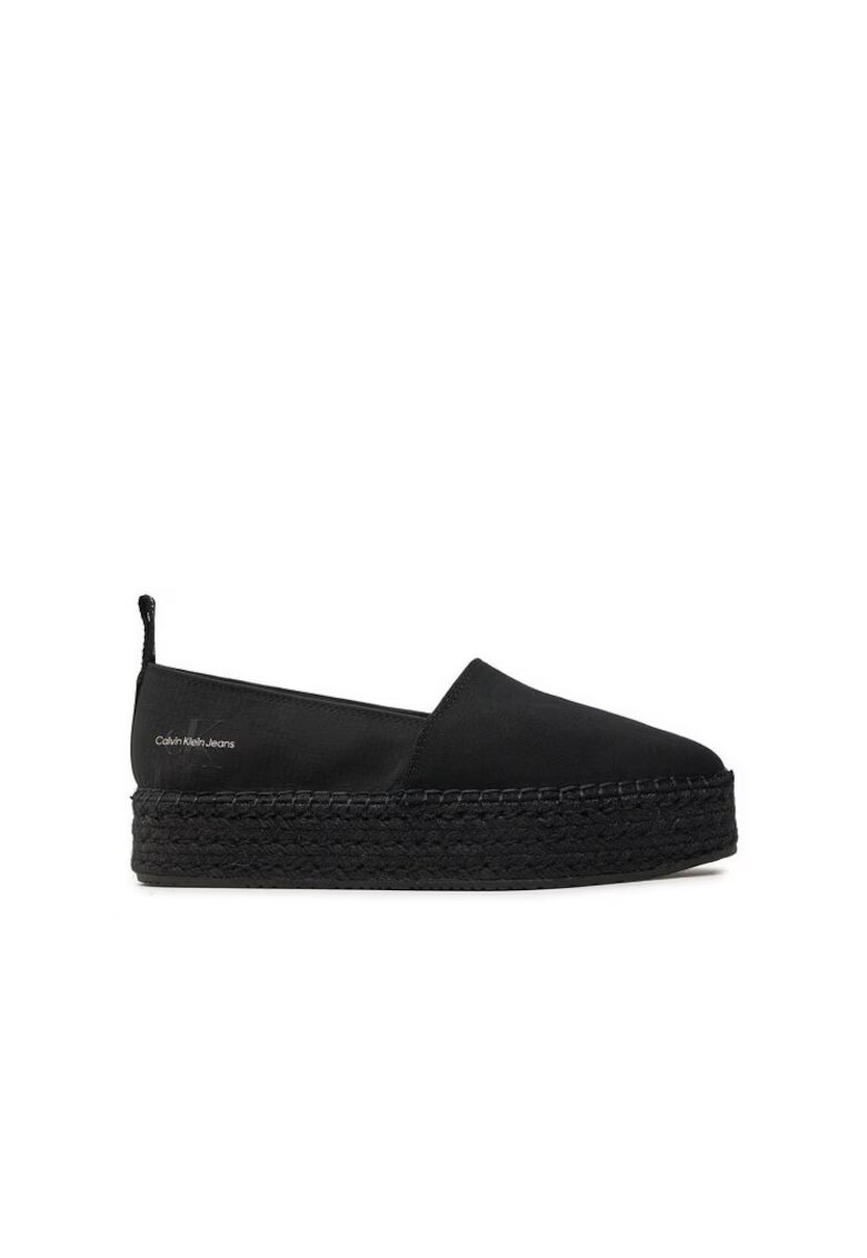 Calvin Klein Jeans Espadrile dama - material textil - negru