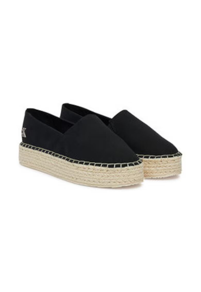 Calvin Klein Jeans Espadrile dama - textil - negru