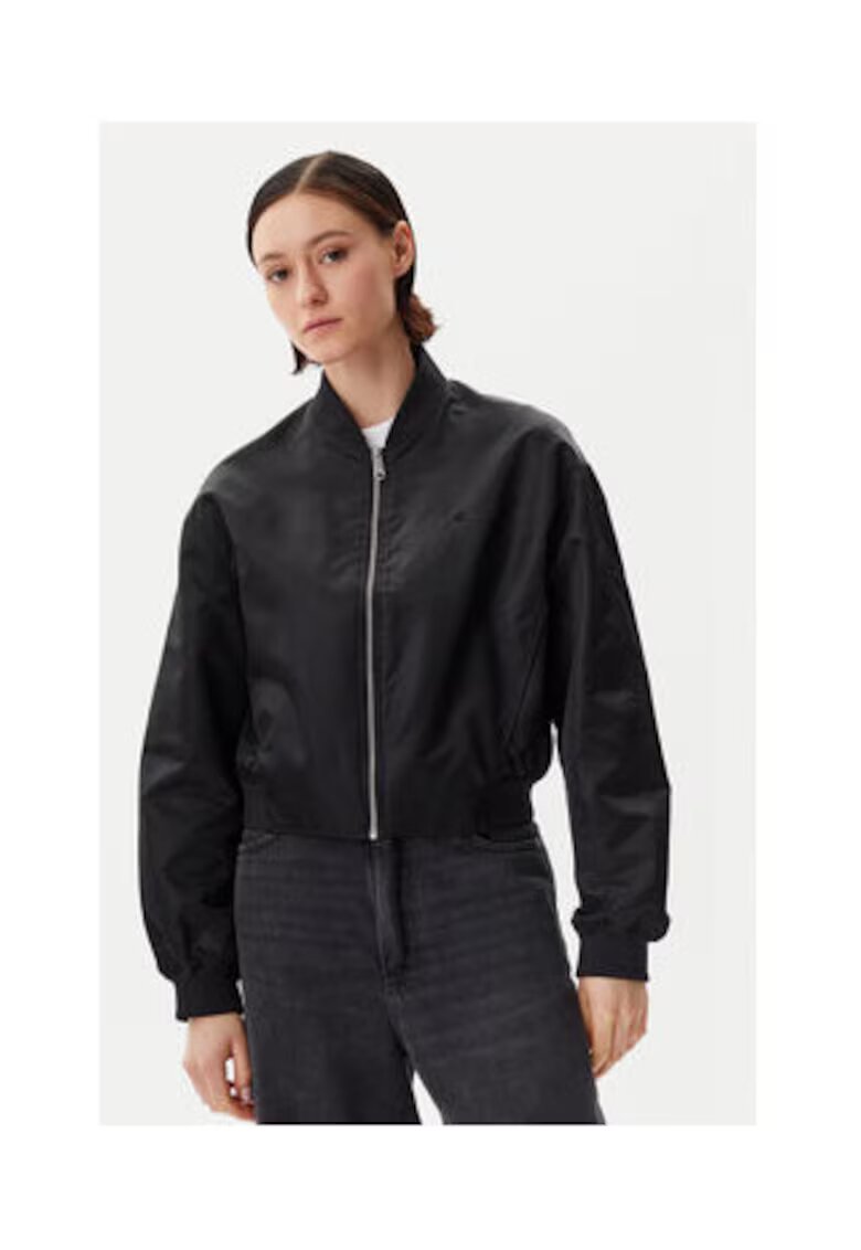 Calvin Klein Jeans Geaca bomber dama negru - nylon reciclat -