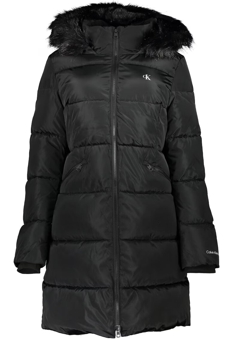 Calvin Klein Jeans Geaca dama din puf J20J221890 - Negru
