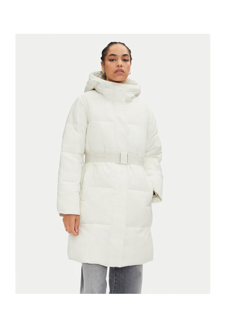 Calvin Klein Jeans Geaca de iarna dama - Ecru - poliamida - marimea