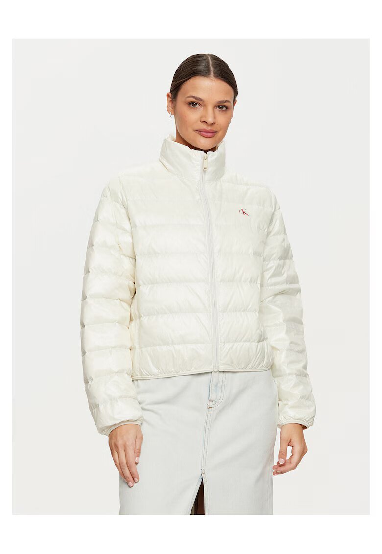 Calvin Klein Jeans Geaca de puf dama ecru -