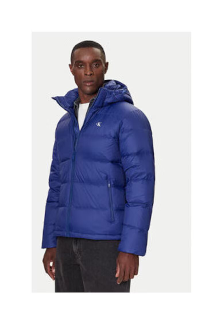 Calvin Klein Jeans Geaca din puf barbati - albastru - 100% poliamida