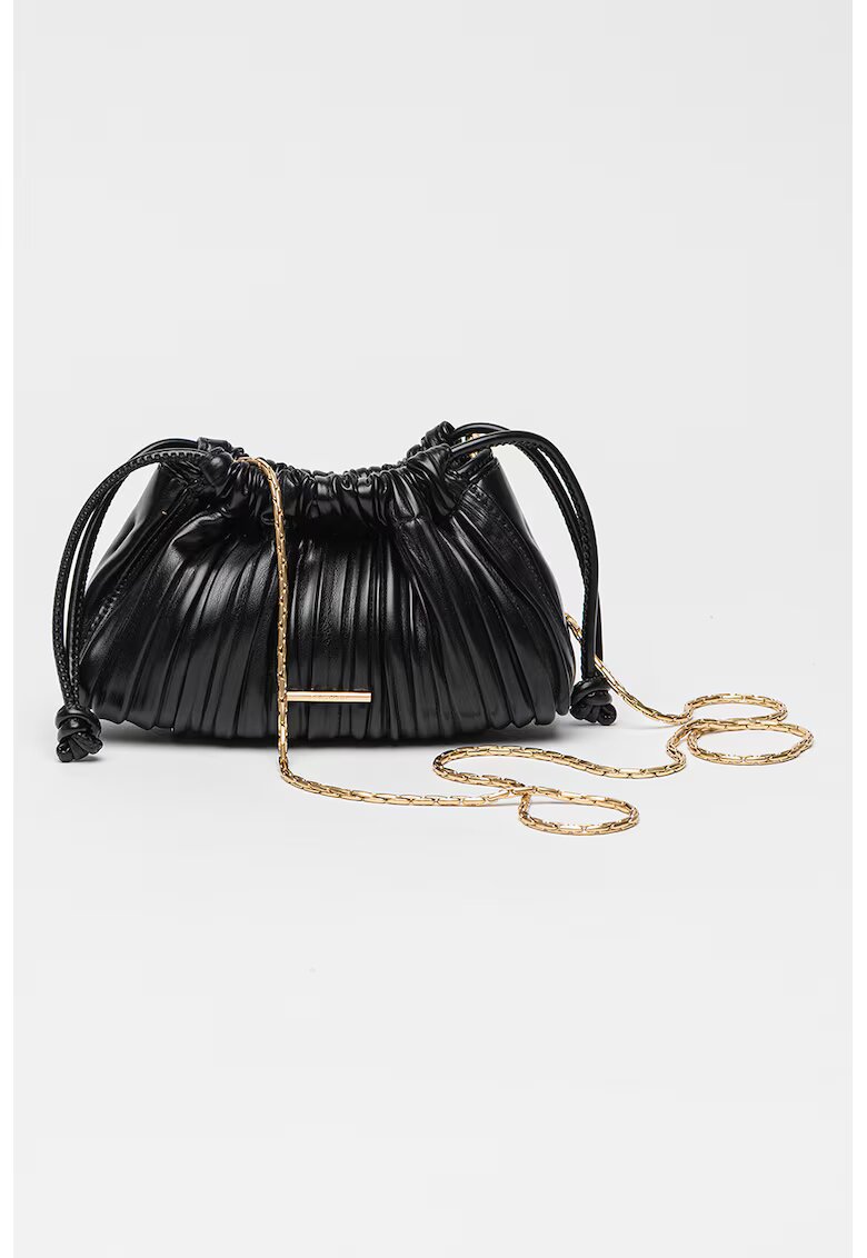 Calvin Klein Jeans Geanta crossbody din piele ecologica - Negru