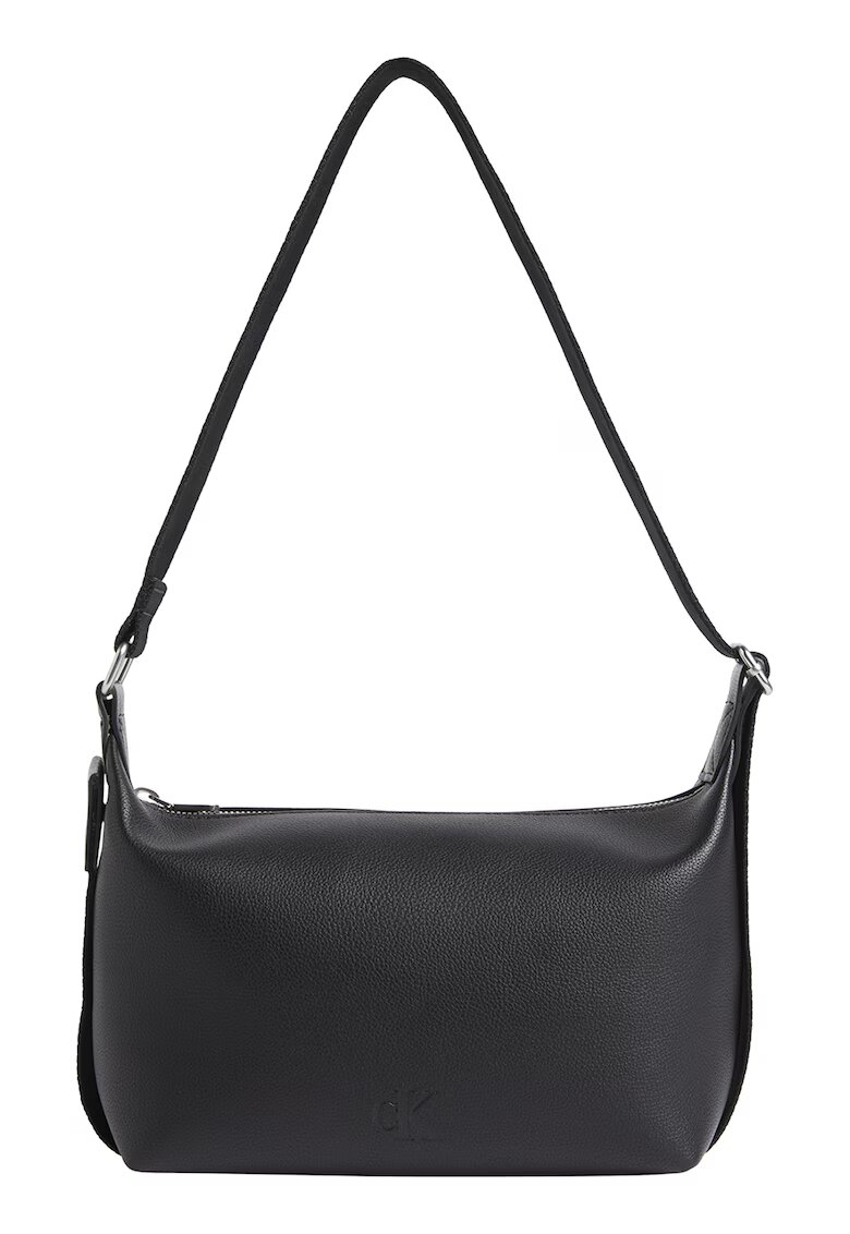 Calvin Klein Jeans Geanta de piele ecologica cu bareta de umar - Negru