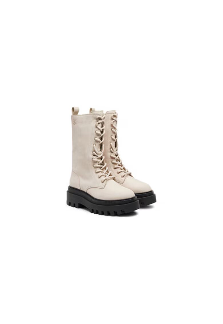 Calvin Klein Jeans Ghete dama - 304227219 - piele naturala - bej