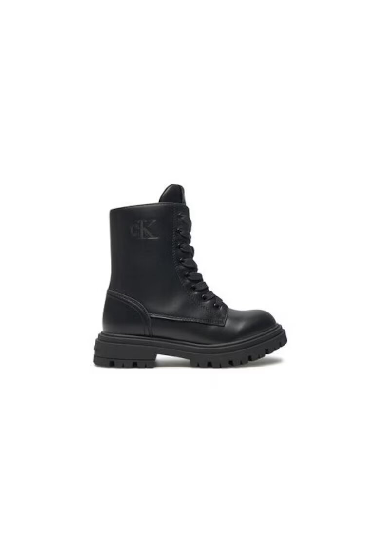 Calvin Klein Jeans Ghete de drumetie pentru fete - 304431296 - piele ecologica - negru