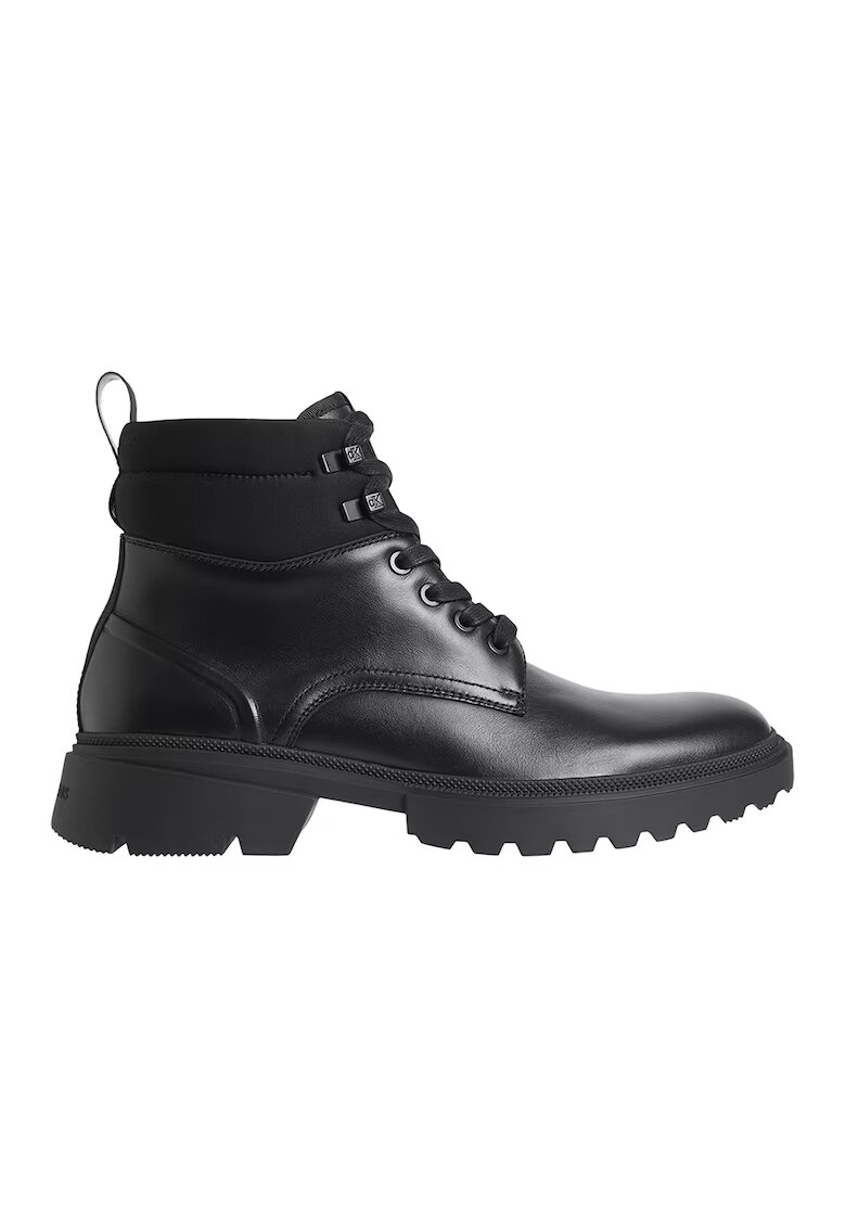 Calvin Klein Jeans Ghete de piele - Negru
