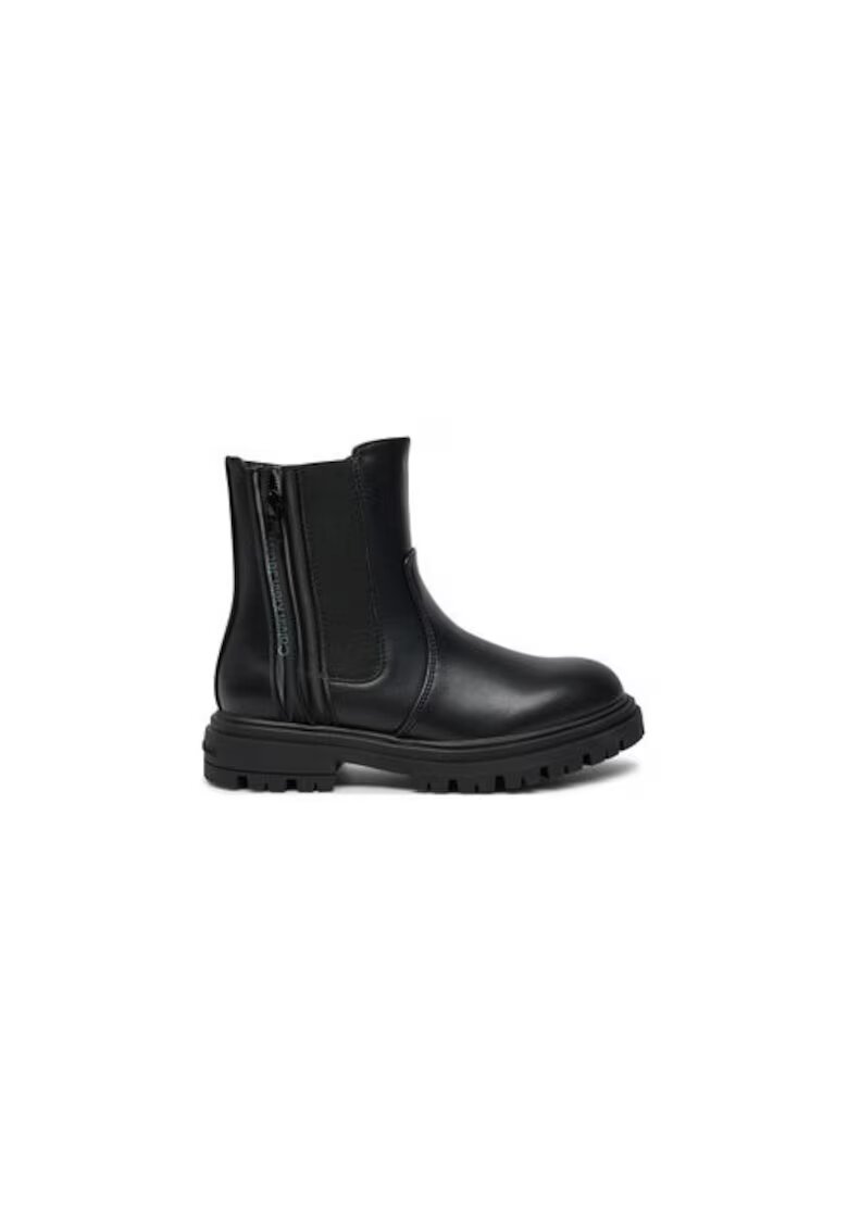 Calvin Klein Jeans Ghete pentru fete - 304425998 - piele ecologica - negru