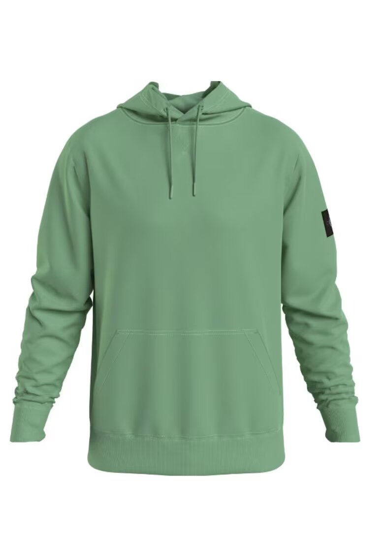 Calvin Klein Jeans Hanorac barbati - Bumbac/Elastan - Verde - Verde