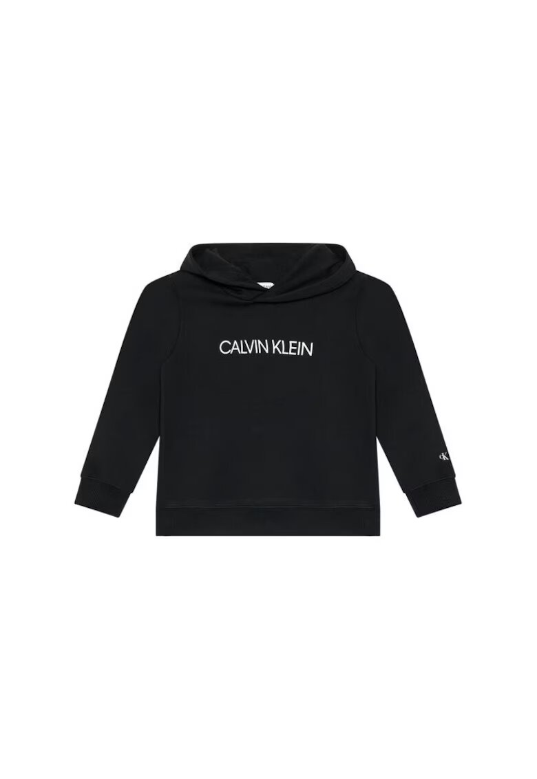 Calvin Klein Jeans Hanorac copii - negru - bumbac - 4 ani