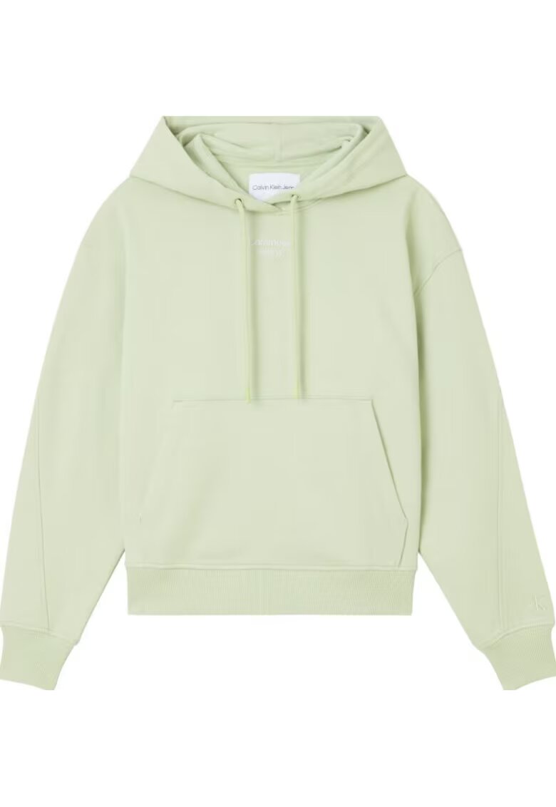 Calvin Klein Jeans Hanorac dama - Bumbac - Verde lime - Verde