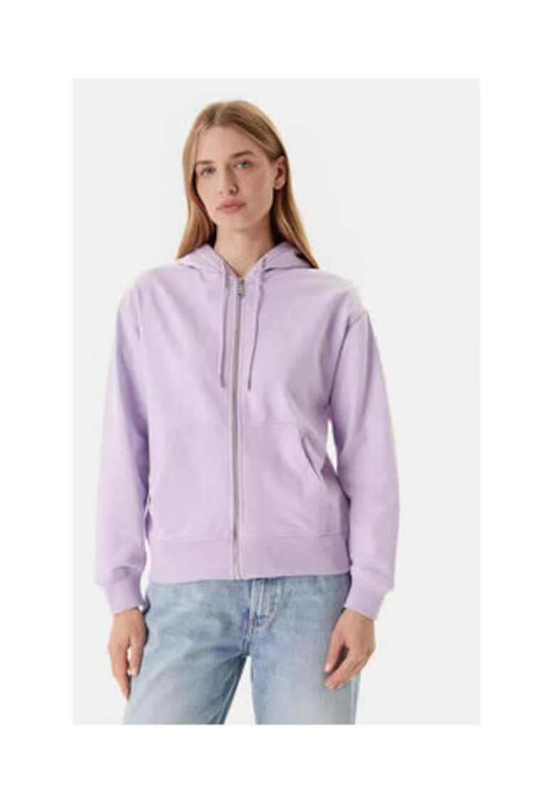 Calvin Klein Jeans Hanorac dama - violet - bumbac - poliester - Mov