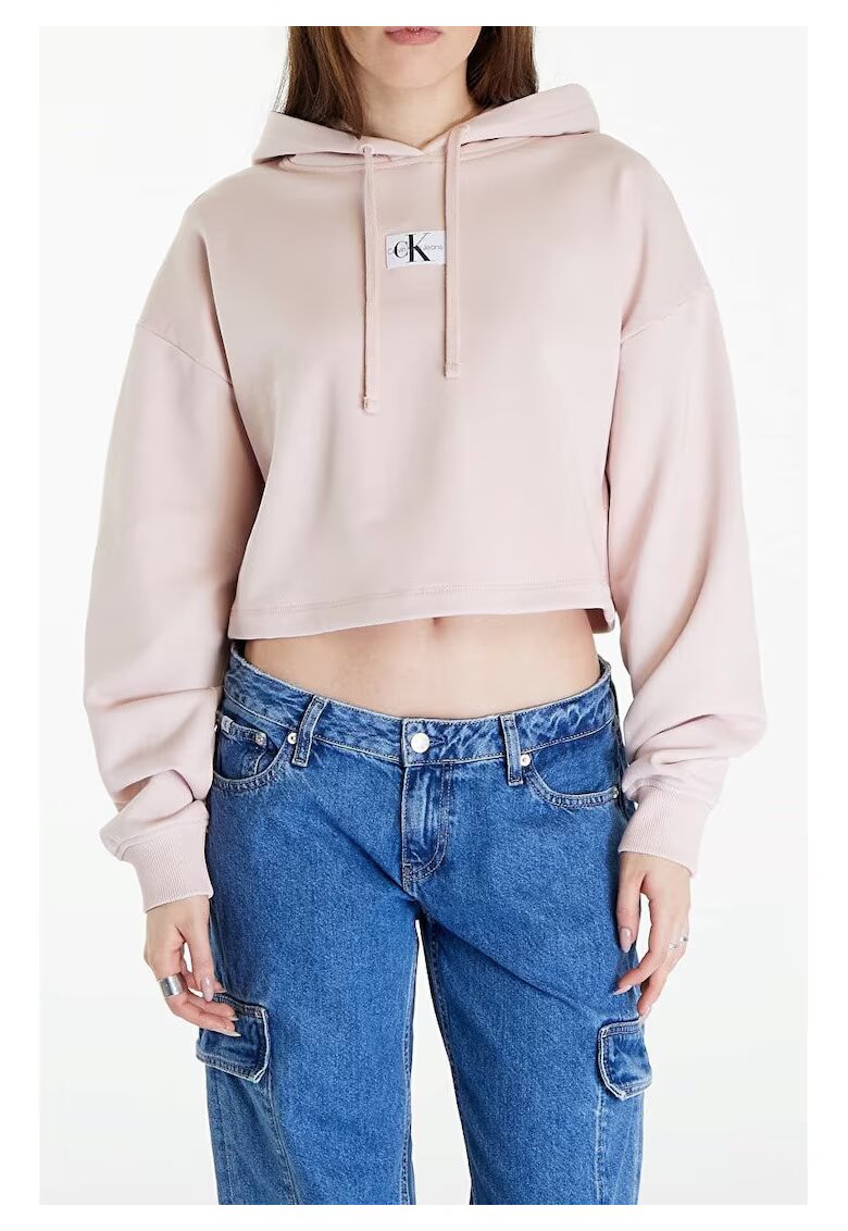 Calvin Klein Jeans Hanorac supradimensionat cu logo imprimat