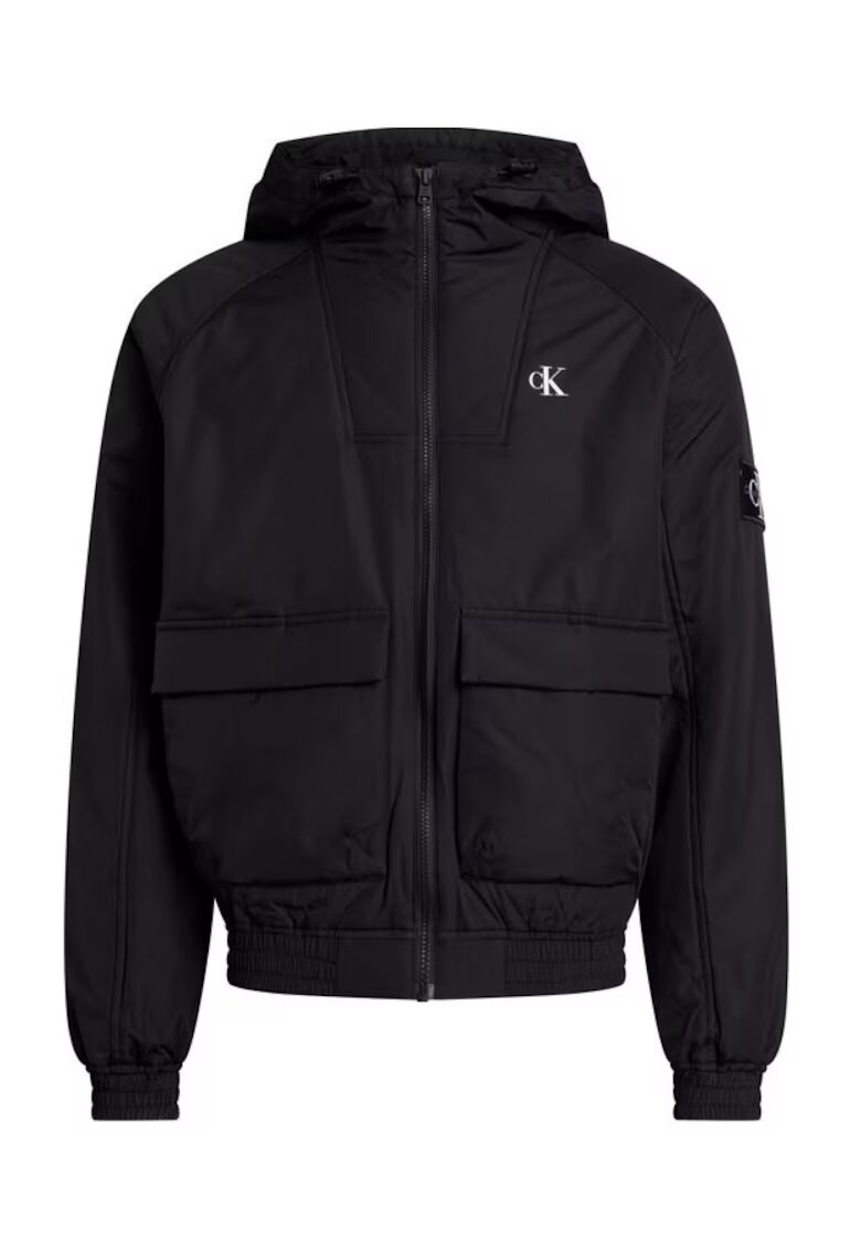Calvin Klein Jeans Jacheta barbati - Poliester - Negru - Negru