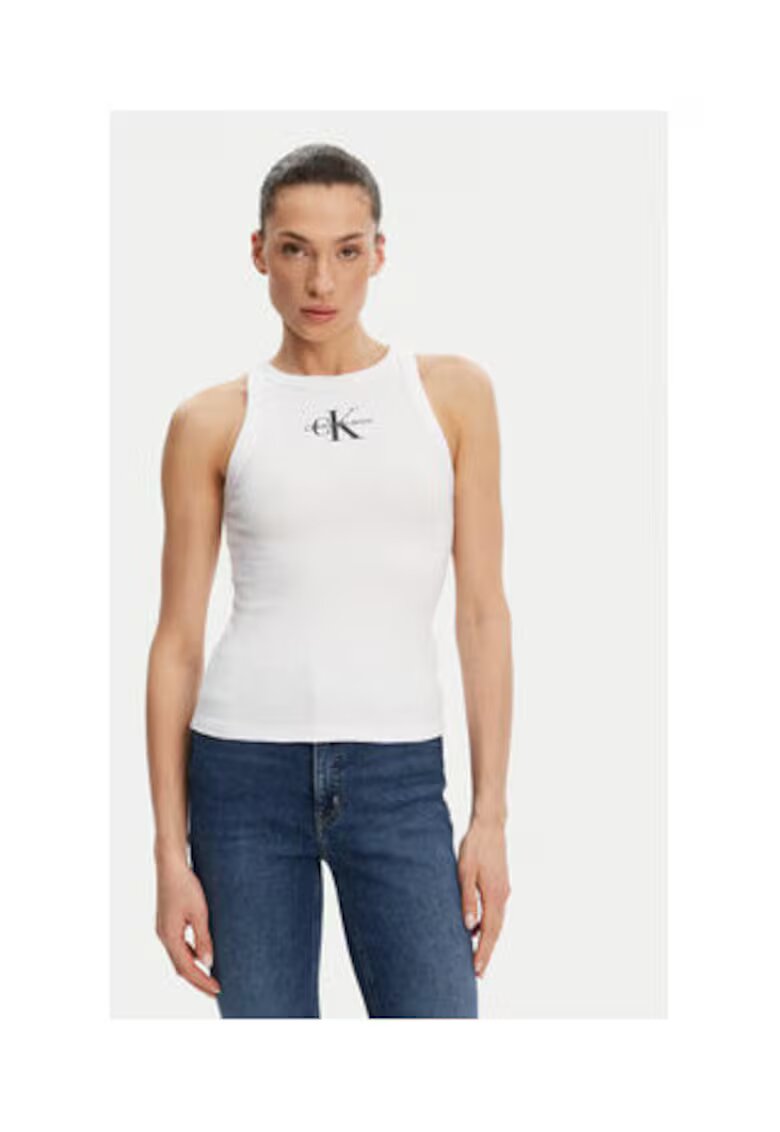 Calvin Klein Jeans Maiou - Alb