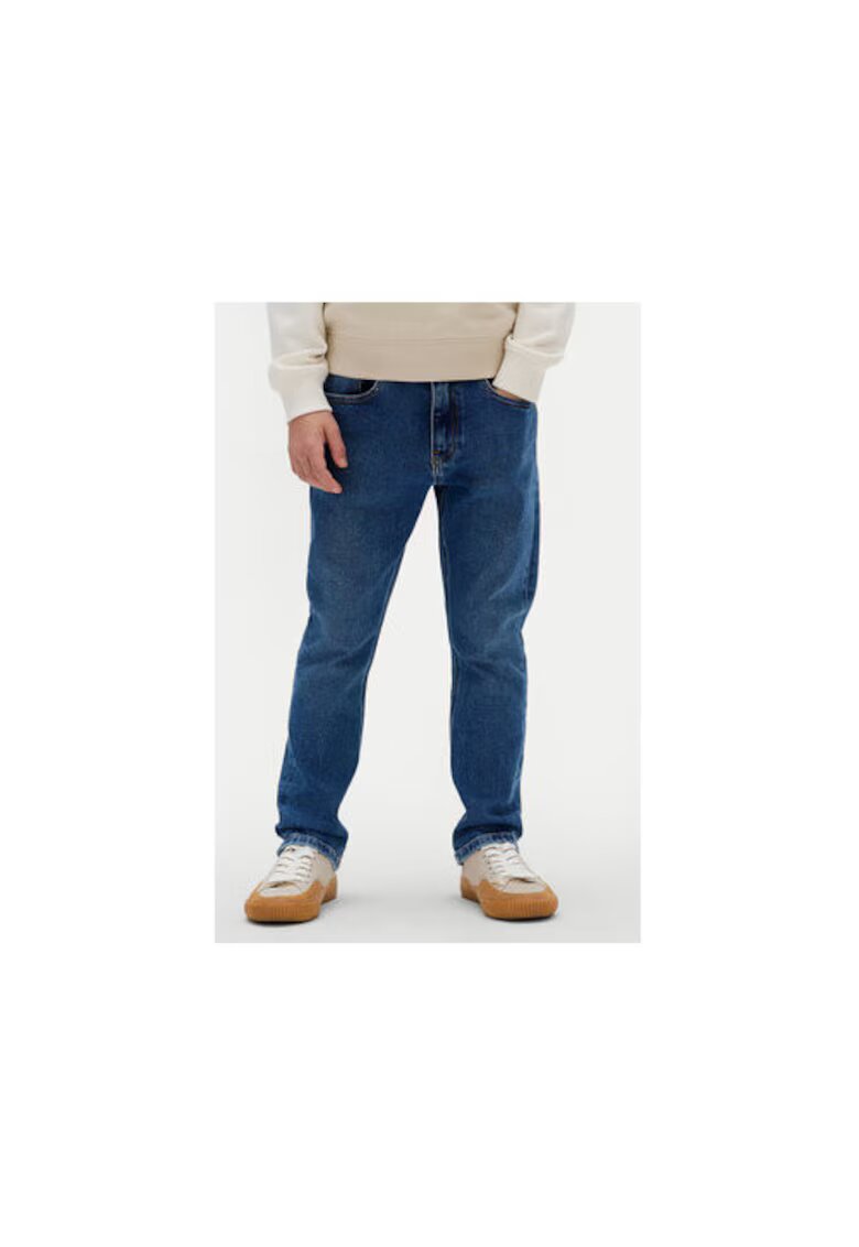 Calvin Klein Jeans Pantaloni copii - albastru - bumbac/elastan - 14 ani