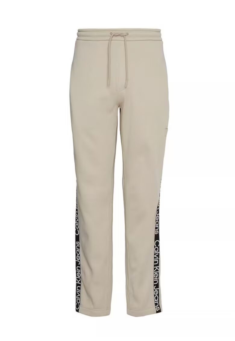 Calvin Klein Jeans Pantaloni de trening cu banda logo in parti -