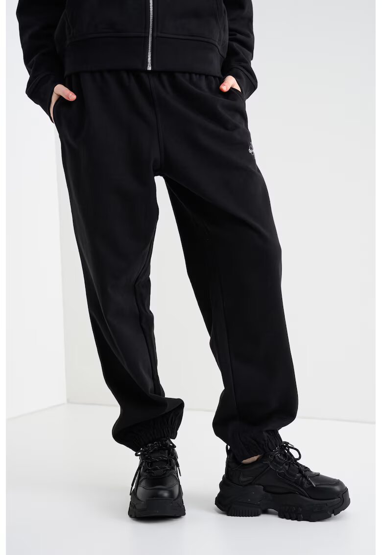 Calvin Klein Jeans Pantaloni de trening cu talie elastica - Negru
