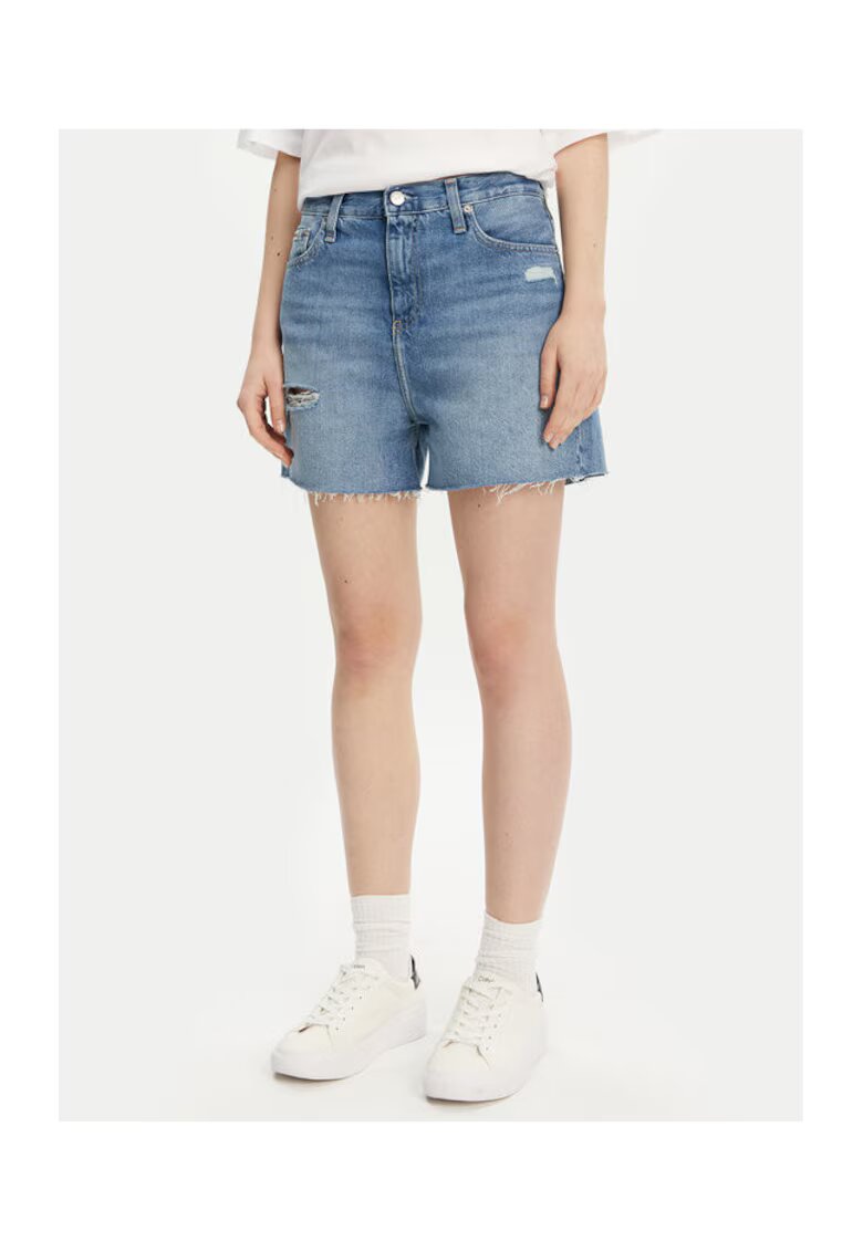 Calvin Klein Jeans Pantaloni scurti din denim - albastru - material sintetic