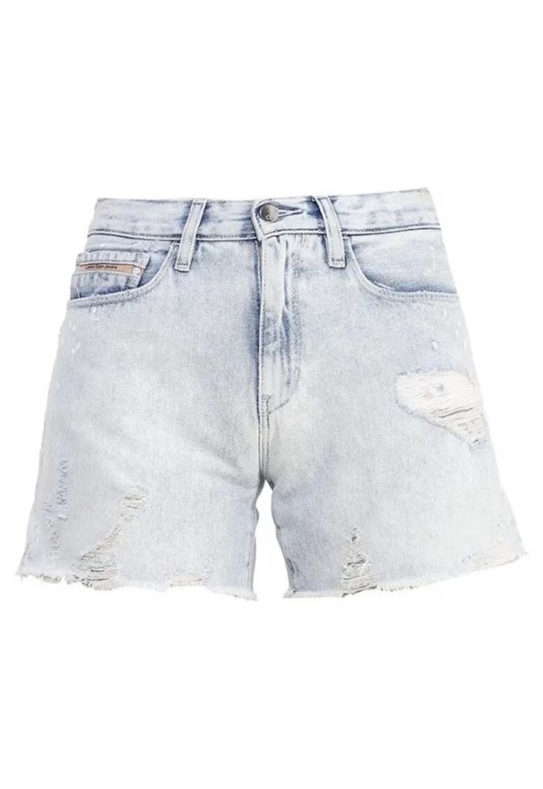 Calvin Klein Jeans Pantaloni Scurti Din Denim Cu Talie Inalta