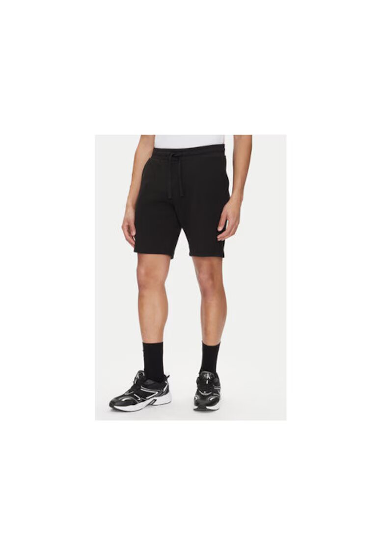 Calvin Klein Jeans Pantaloni scurti sport barbati - Negru - bumbac organic/poliester - Negru