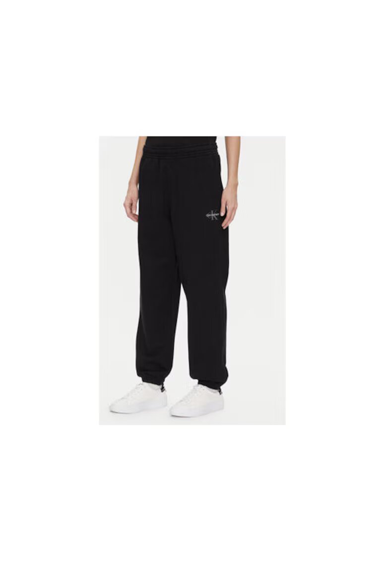 Calvin Klein Jeans Pantaloni sport dama - negru - bumbac/poliester - Negru