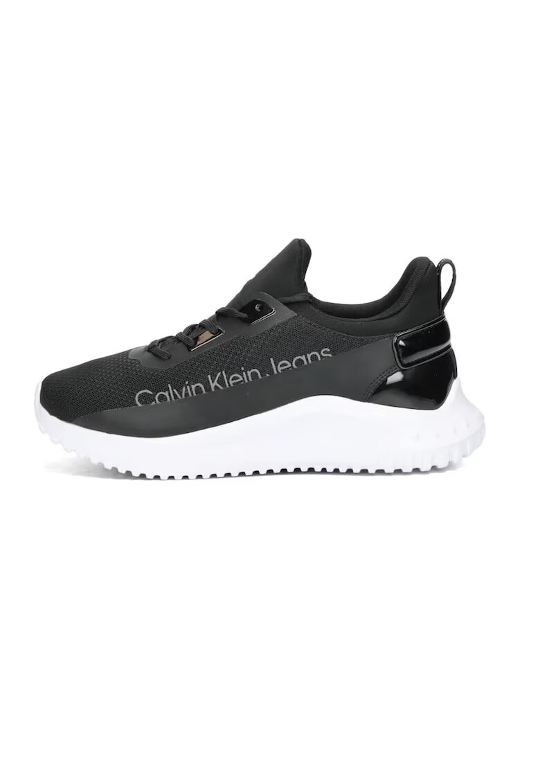 Calvin Klein Jeans Pantofi dama EVA RUN SLIPON LACE MIX LUM WN - Negru