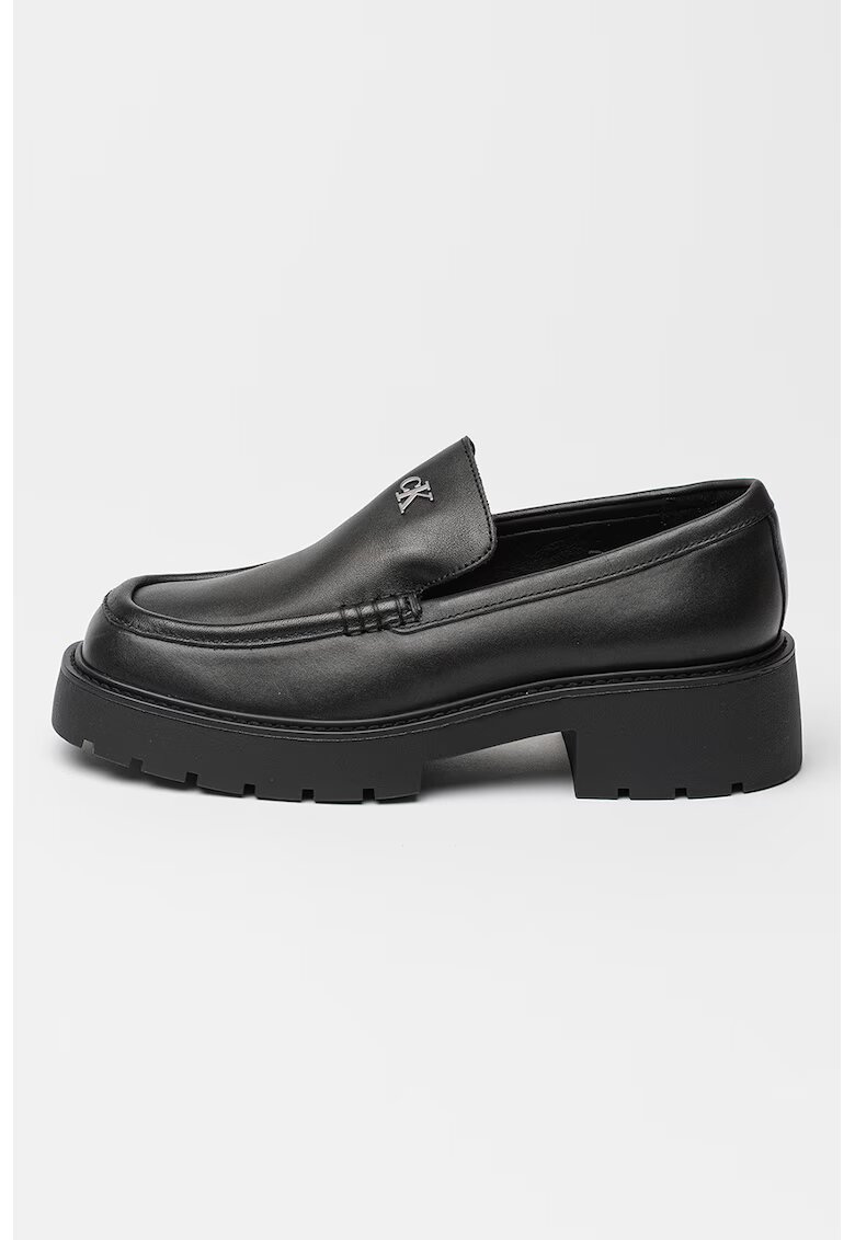 Calvin Klein Jeans Pantofi loafer din piele cu logo
