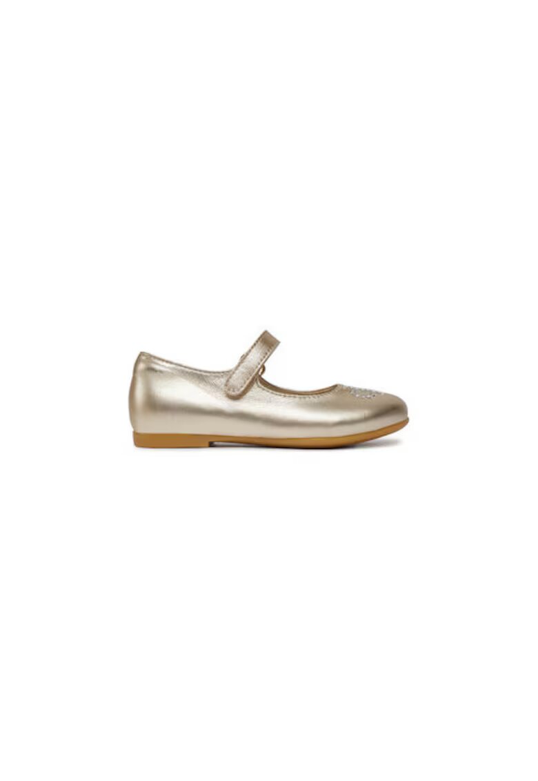 Calvin Klein Jeans Pantofi pentru fete - 303743673 - piele naturala - auriu