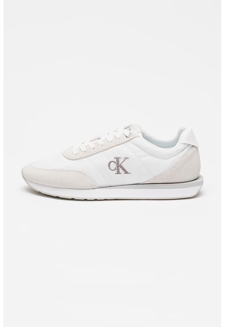 Calvin Klein Jeans Pantofi sport low-cut Retro Runner - Alb